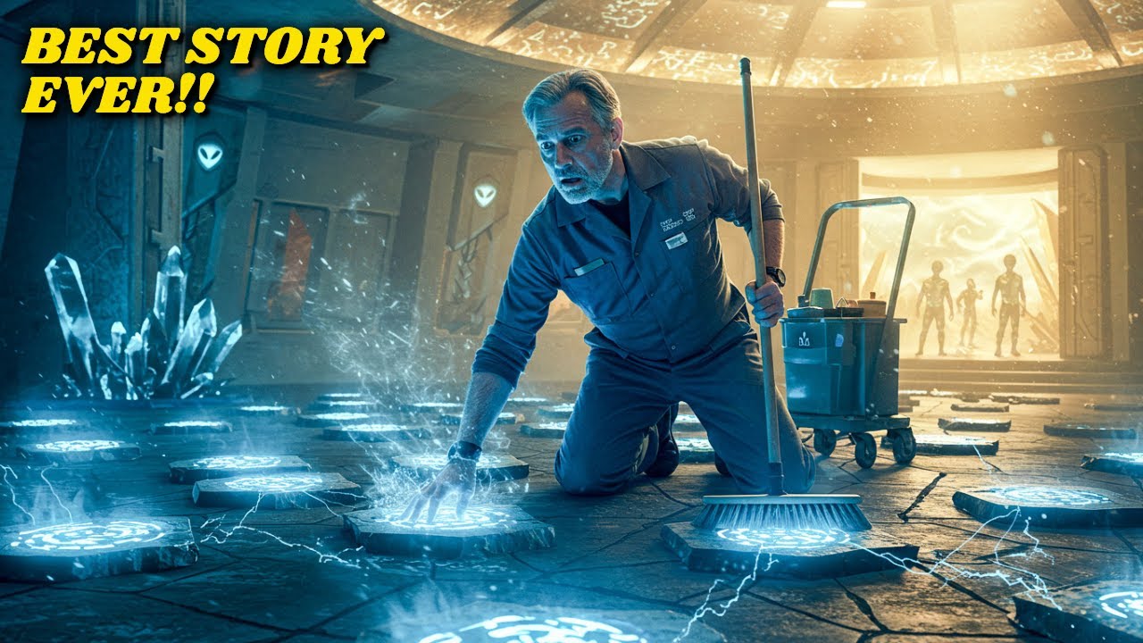 He Was Just a Human Janitor — Until the Sacred Stones Lit Up Under His Broom | HFY Sci-fi Story