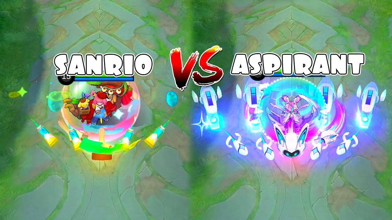 Chang'e Tech Tensai Aspirant Skin VS Moon Artist Sanrio Colab Skin Comparison