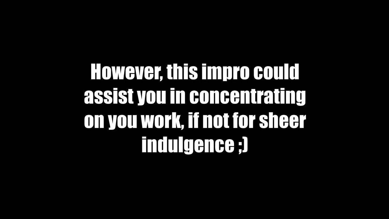 (impro) Trimodal improvisation of a song - 08.01.25