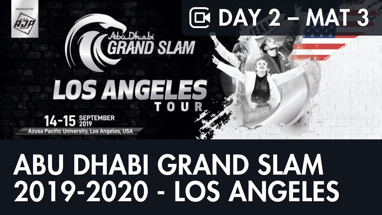 Day 2 – Mat 3 – ABU DHABI GRAND SLAM JIU-JITSU WORLD TOUR 2019-2020 - LOS ANGELES