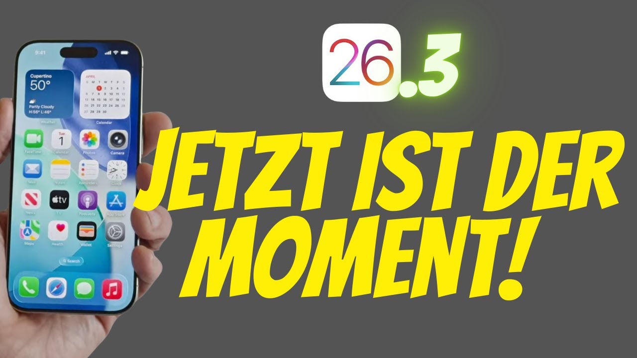 iOS 26.3 – Jetzt ist der Moment!