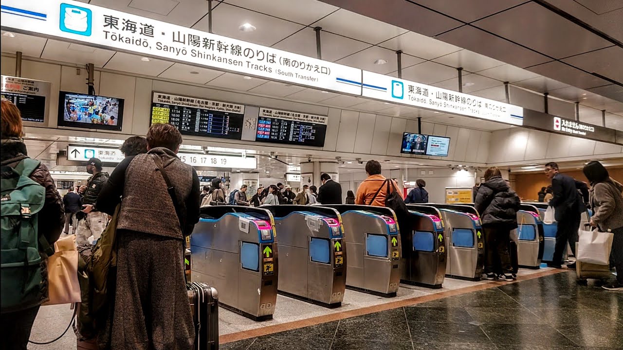《乗り換え》東京駅、JR山手線から東海道新幹線(南のりかえ口経由)へ。  Tokyo