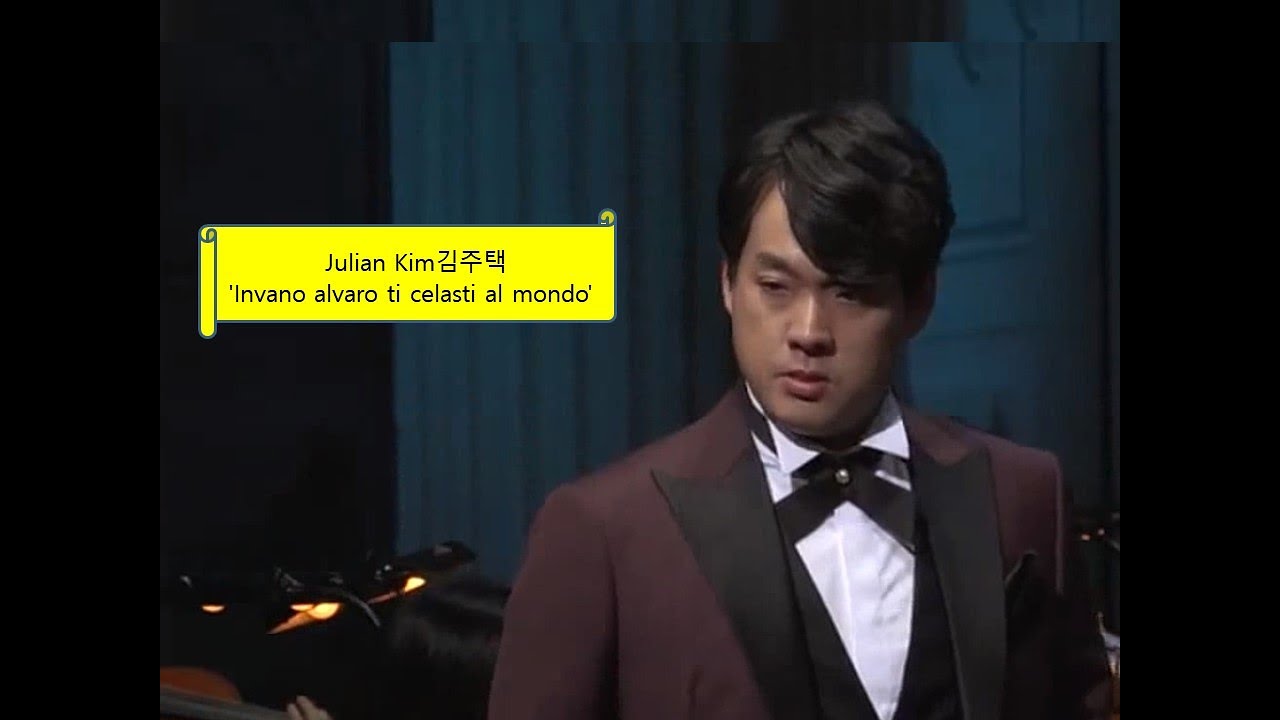 Julian Kim 김주택 & 신상근, 'Invano alvaro ti celasti al mondo’ 가사번역자막. Italian & korean Subs.