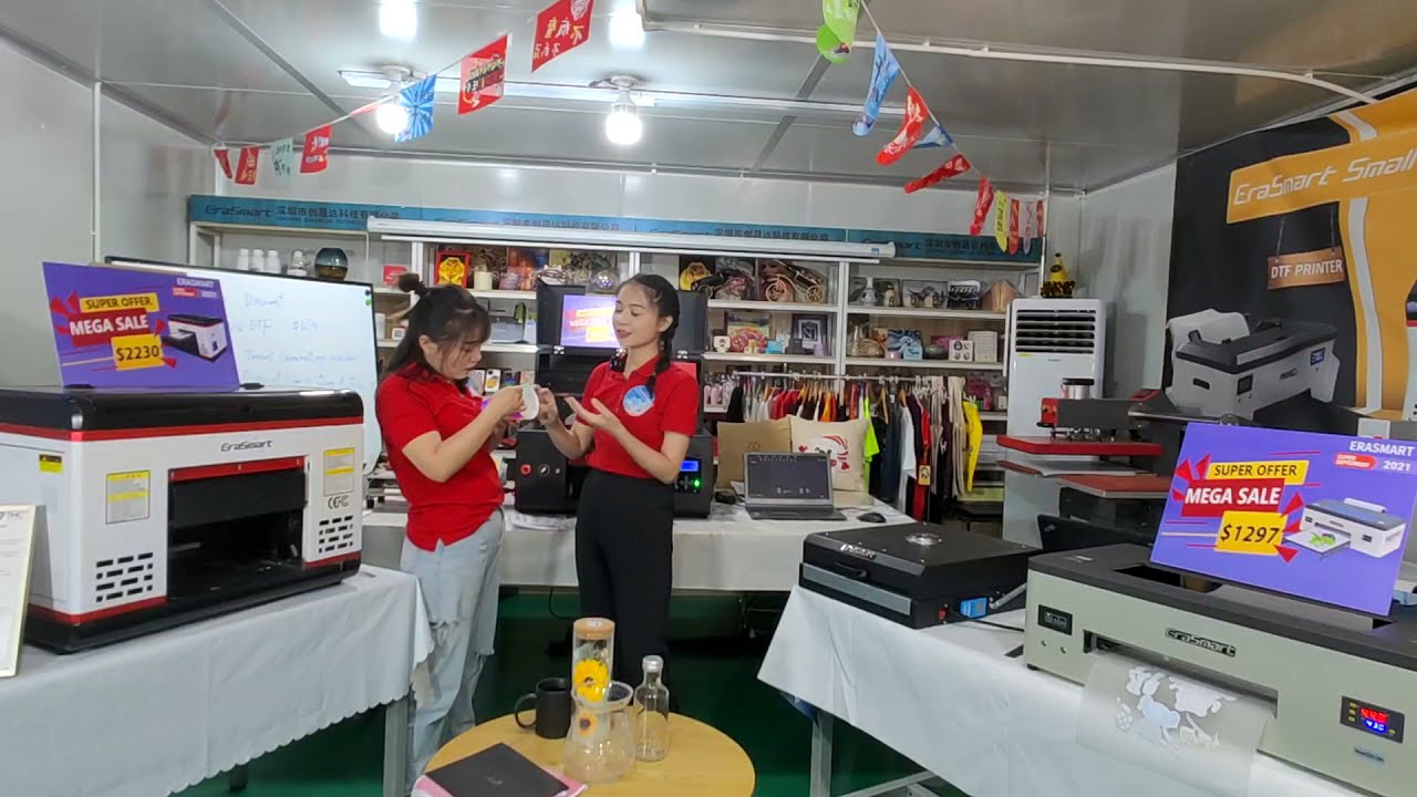 Erasmart 3360 uv printer for uv dtf film printing