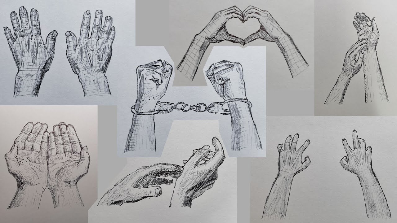 2026 Handuary Week 2 - Two Hands (Drawing Time-lapse)