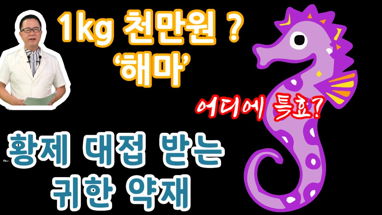 [오래건강 tv] 황제대접 받는 귀한 약재 '해마 (10.14일)- 1천만원 호가한다는 해마, 어디에 특효한가?