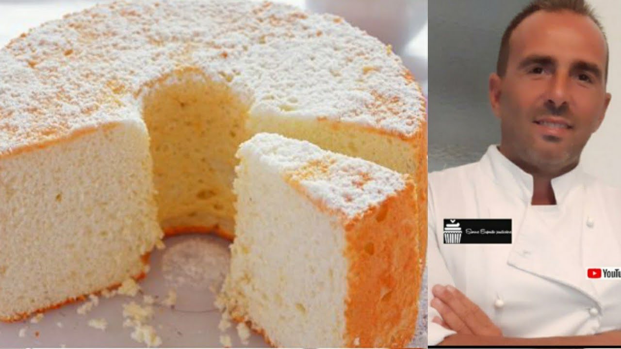 Torta con soli albumi Angel's cake facilissima e sofficissima