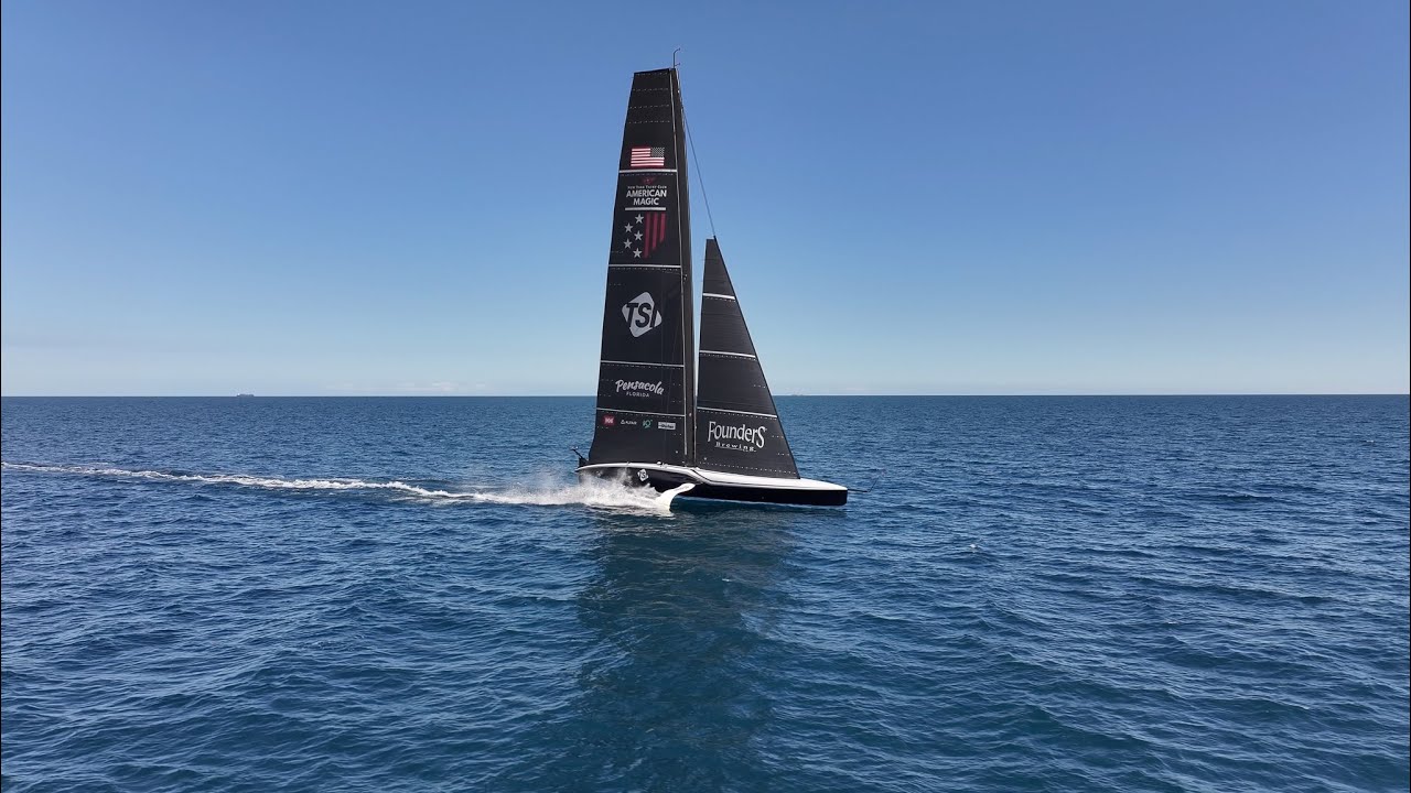 NYYC American Magic Unveils New AC75 'Patriot' for 37th America's Cup.