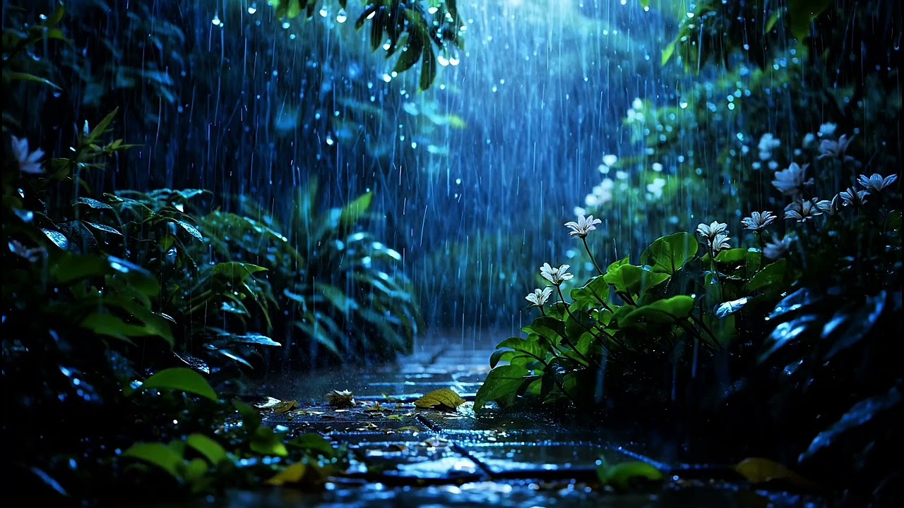 Relaxing Rain Video