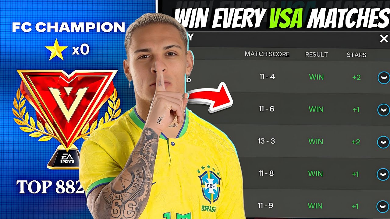 How to Win More VSA Matches in FC Mobile 💡✨| Pro Tips & Tricks