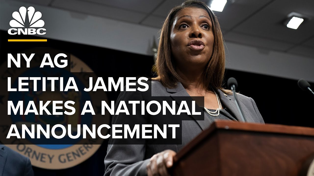New York State Attorney General Letitia James makes an announcement — 8/6/2020
