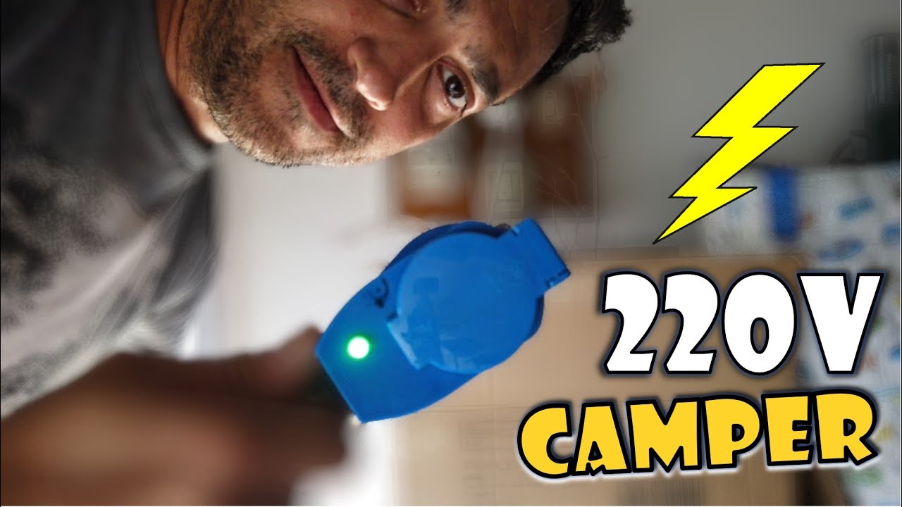 Prolunga FAI DA TE per CAMPER con presa elettrica e SPIA LED 220 Volt