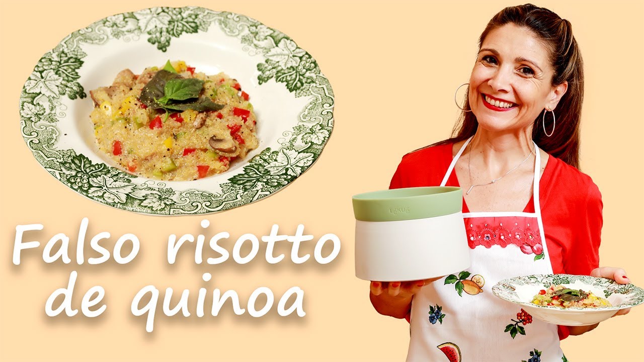 El RISOTTO que cambiará tu IDEA sobre la QUINOA con Lekué  RIQUÍSIMO