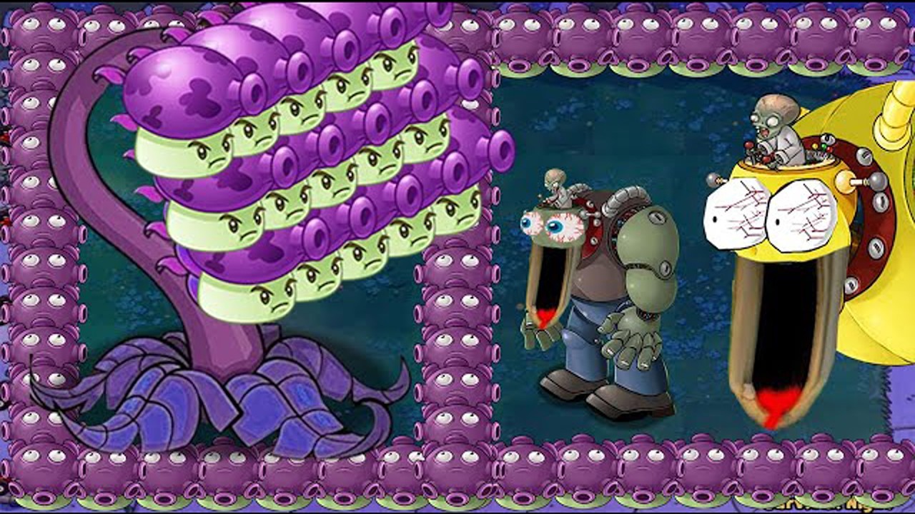 PVZ HACK PLANTS VS ZOMBIES || FUME SHROOM GLOOM SHROOM VS GIGA-GARGANTUAR DR.ZOMBOSS