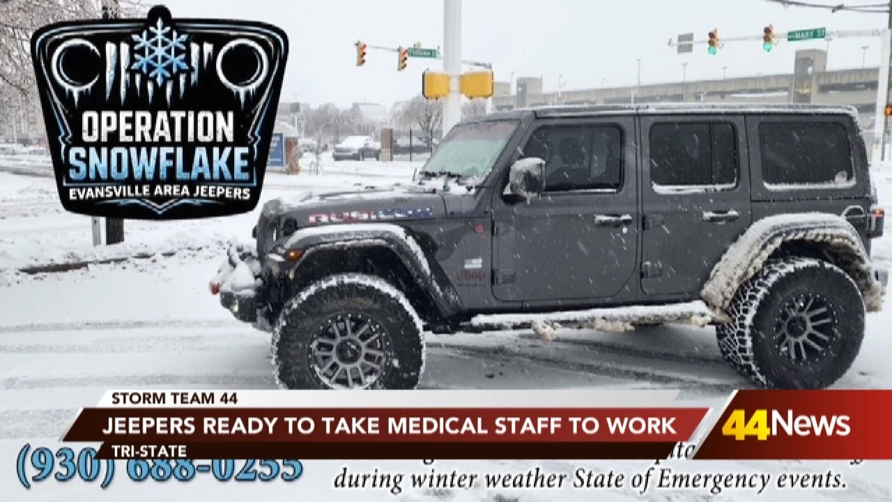 Evansville area Jeepers ready to take medical staff to work