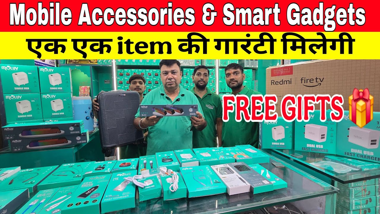 Mobile Accessories wholesale market in delhi |Smart Gadgets market|Gaffar Market delhi