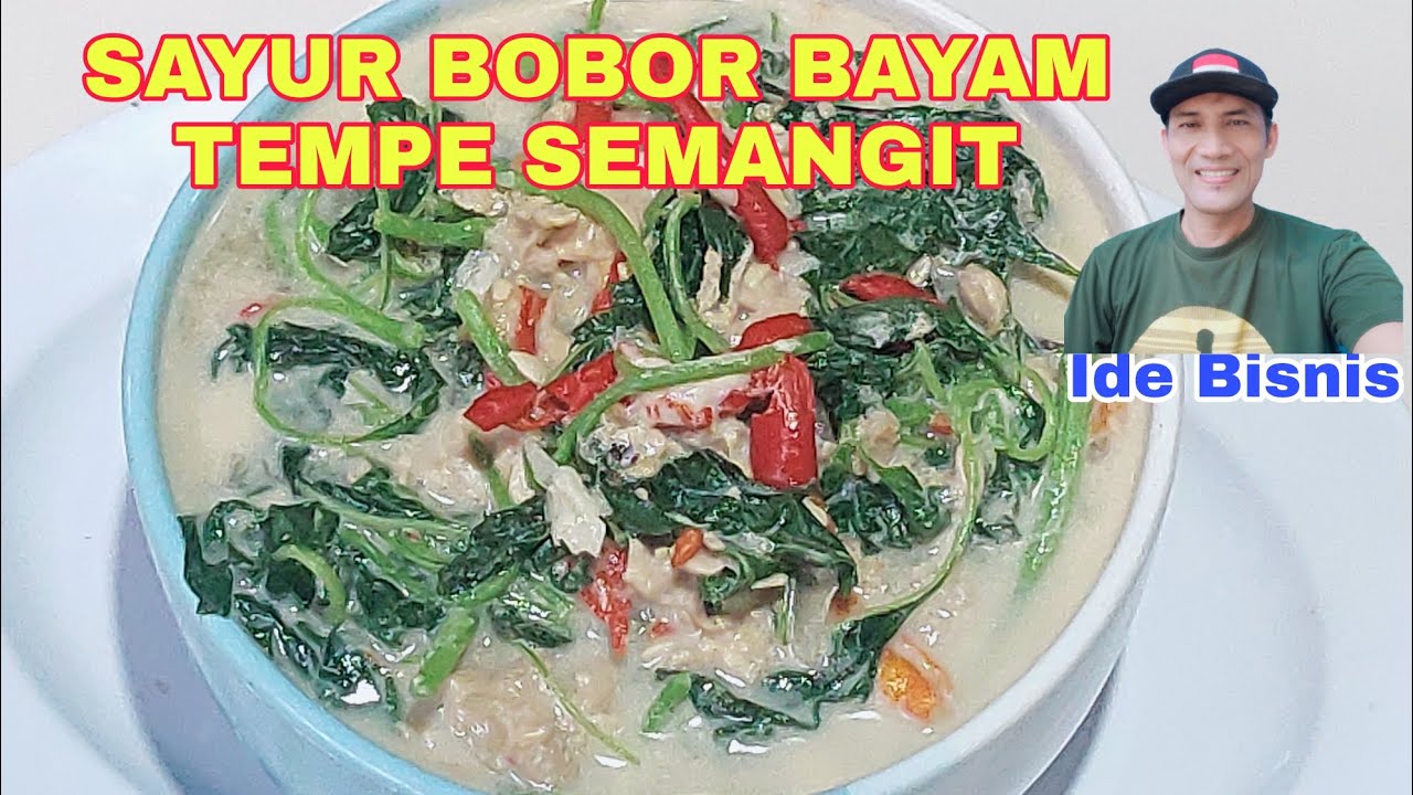 CARA MEMBUAT SAYUR BOBOR BAYAM CAMPUR TEMPE SEMANGIT||Mas Adhi Channel 