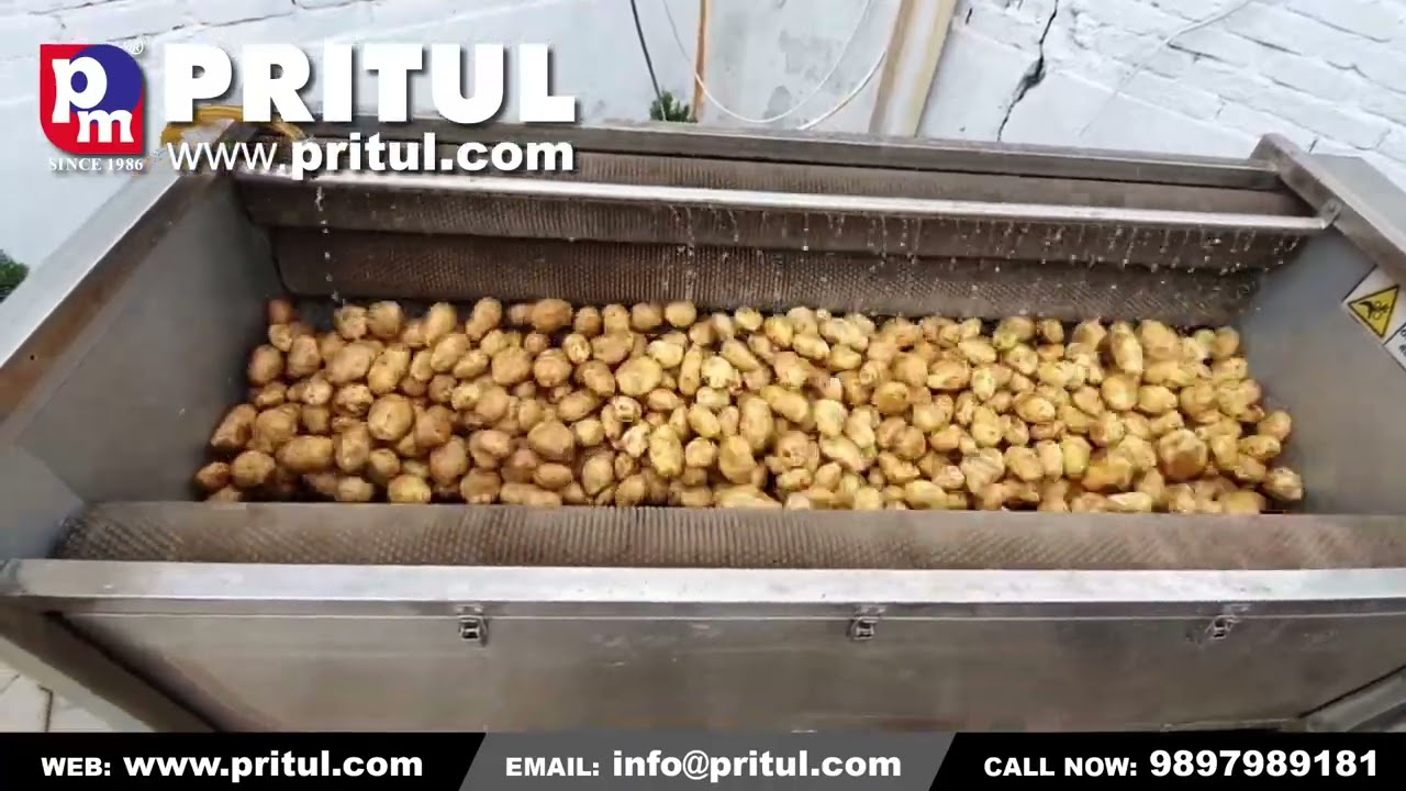 Potato peeling machine Pritul Machines Onion peeling machine Call 9193884444