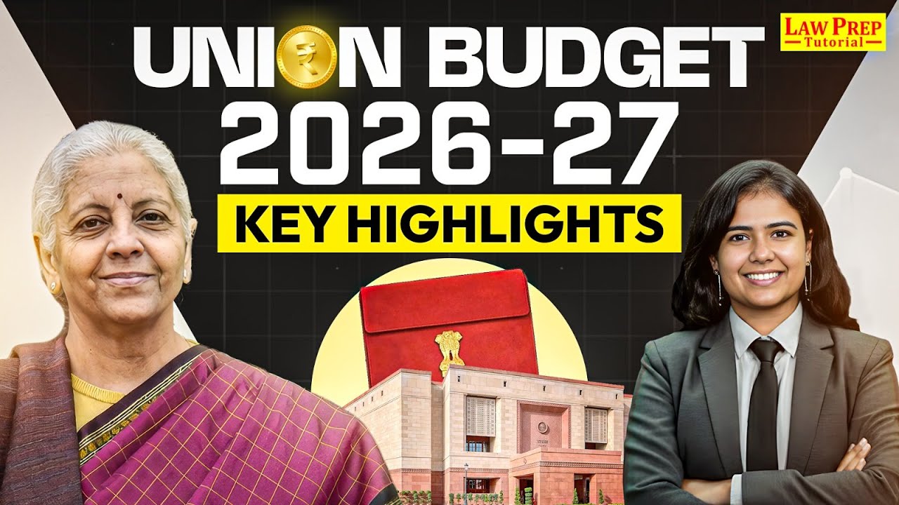 Union Budget 2026 Key Highlights | New Income Tax Act & Education Schemes |CLAT 2027 Current Affairs