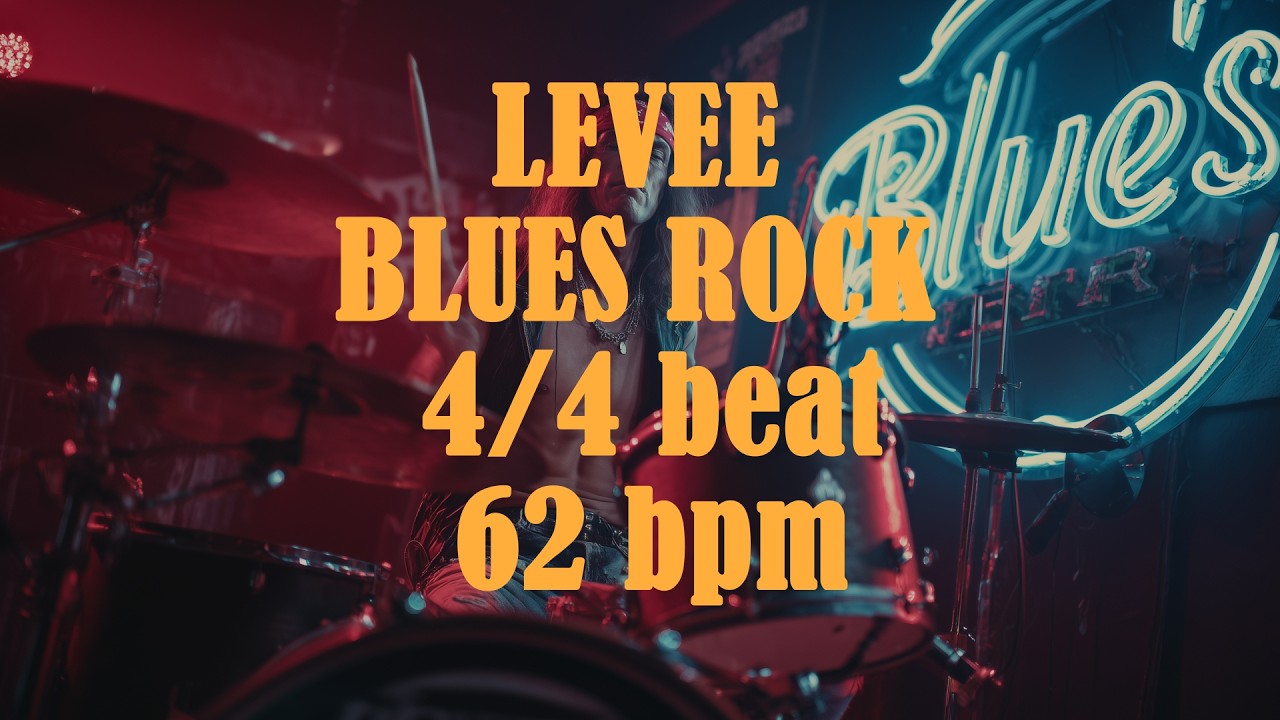 4/4 Drum Beat - 62 BPM &ndash; LEVEE BLUES ROCK