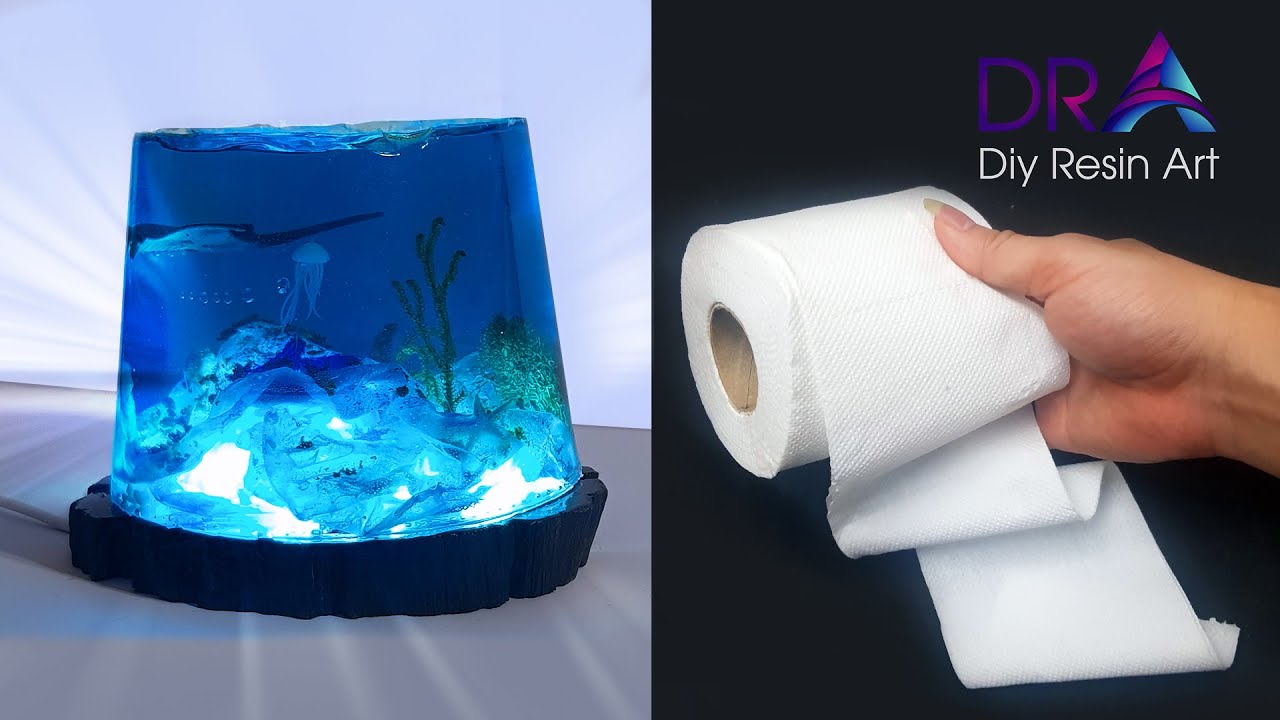 Easy making Epoxy Resin lamp Diorama | Diy Resin Art