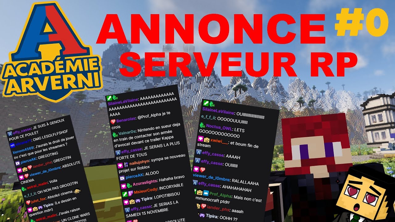 On lance NOTRE PROPRE SERVEUR RP ?? - Acad&eacute;mie Arverni RP #0 - Rediffusion Twitch 01/11/25