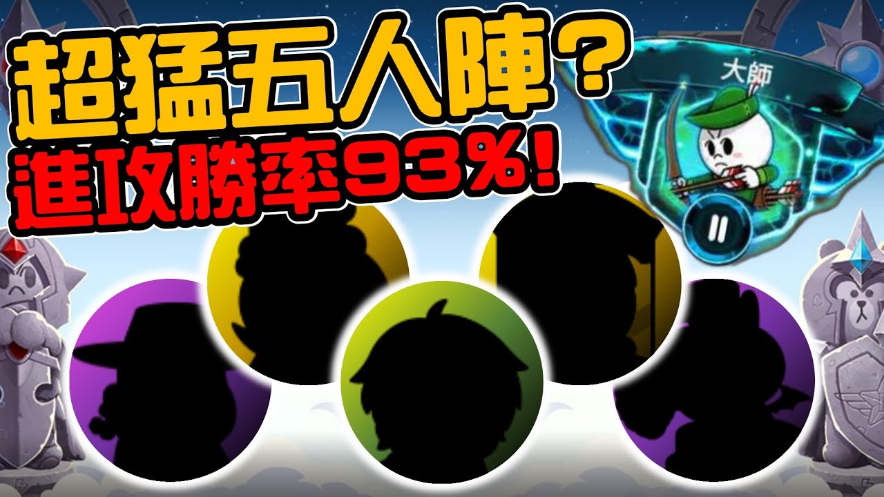 Line Rangers隨手拍EP.83 || 超猛五人陣？進攻勝率93%！ ||