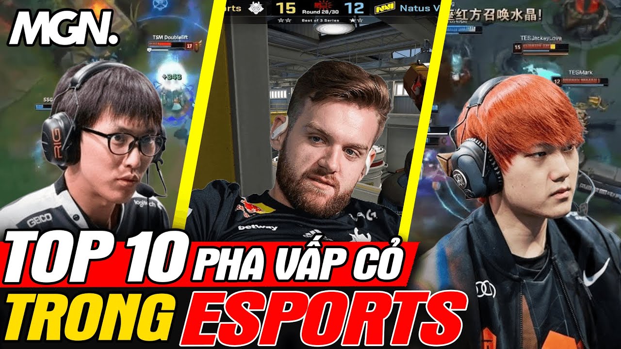 Những Pha VẤP CỎ Đáng Quên Nhất Lịch Sử Esports | MGN Esports