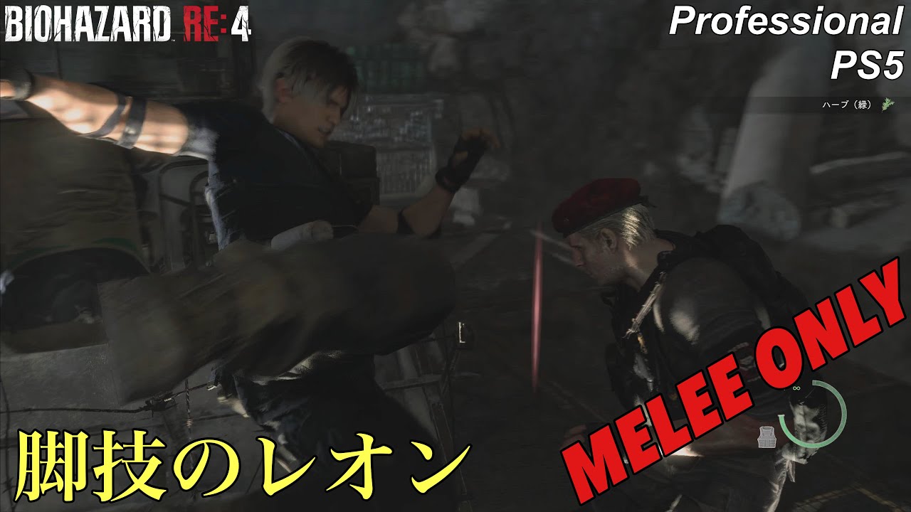 メレーのみでクラウザーノーダメ撃破【BIOHAZARD RE:4】【PS5】