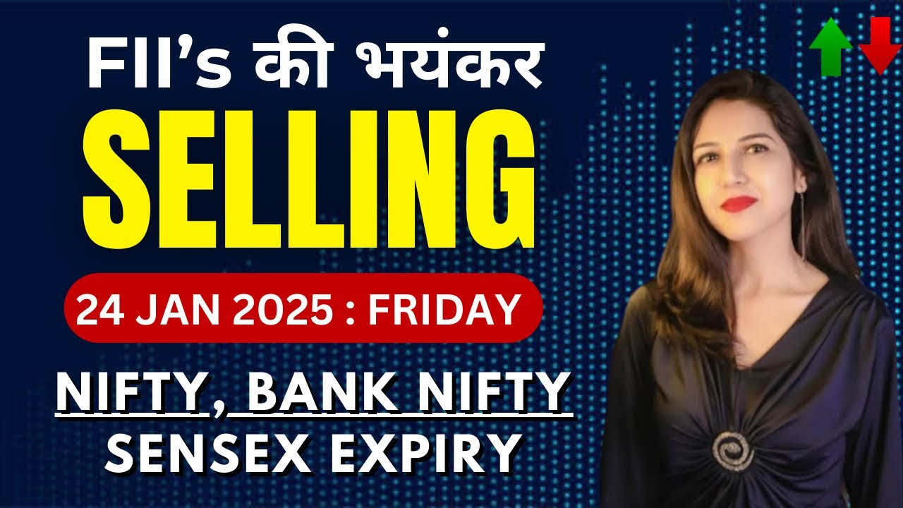 Nifty & Bank Nifty Prediction for 24 Jan 2025 | Sensex Outlook & Key Levels | Payal Payal Arora