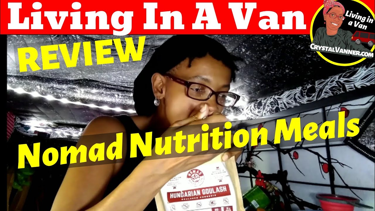 Solo Woman Living in a Van | Review | Nomad Nutrition Meal Pouch