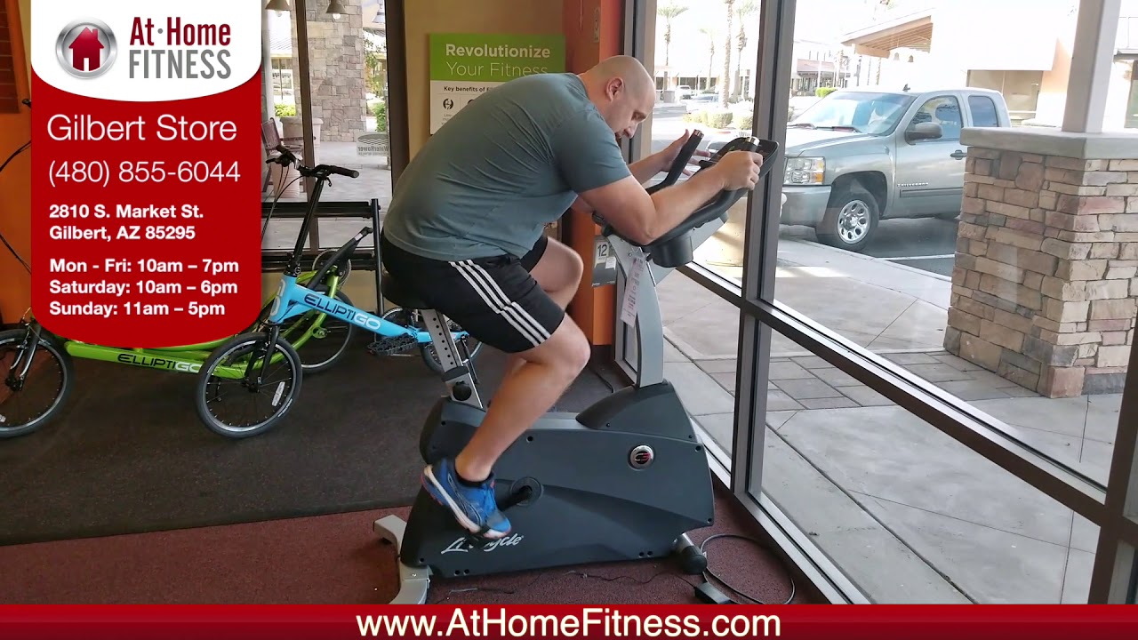 AtHomeFitness.com Gilbert - Life Fitness C3 Exercise Bike Product Review