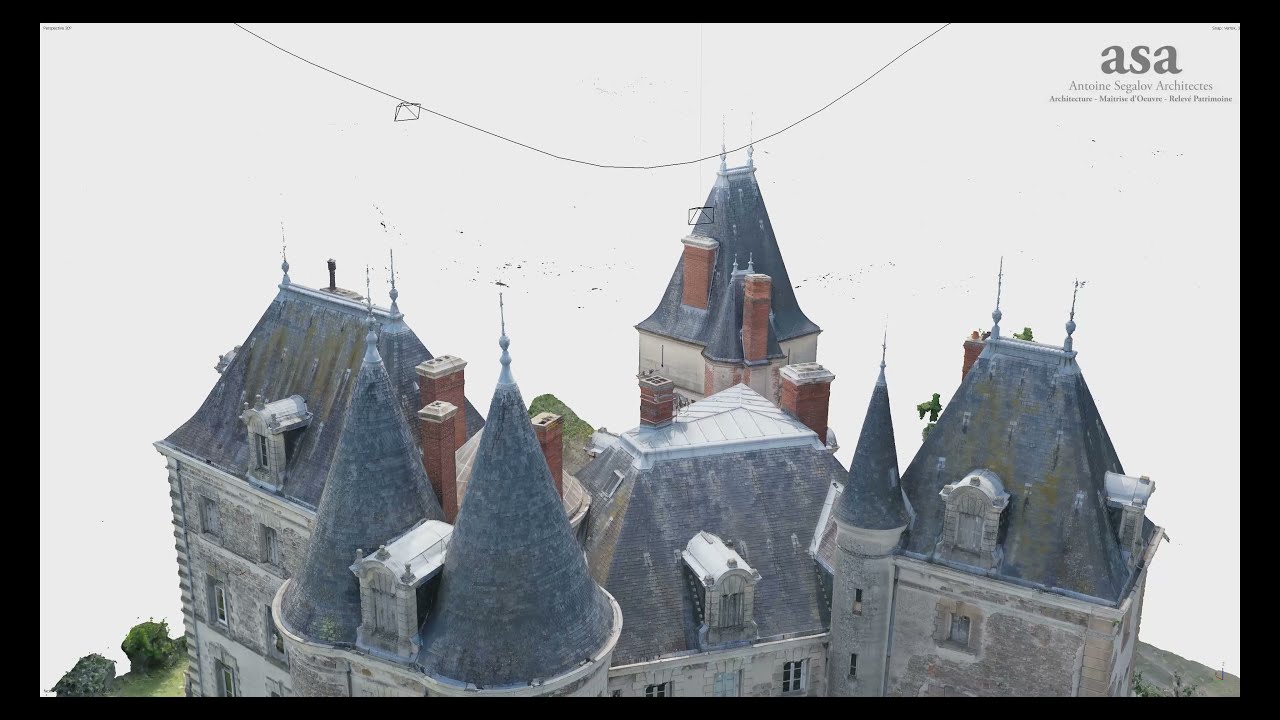 Saint Bonnet Les Oules - Relevé par Photogrammétrie des toitures