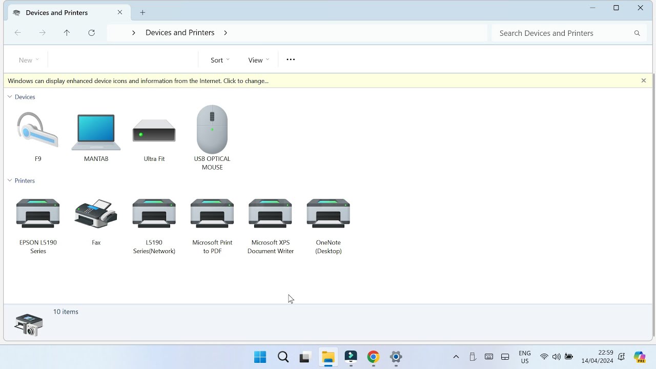 How to Open Devices and Printers in Control Panel Windows 11
