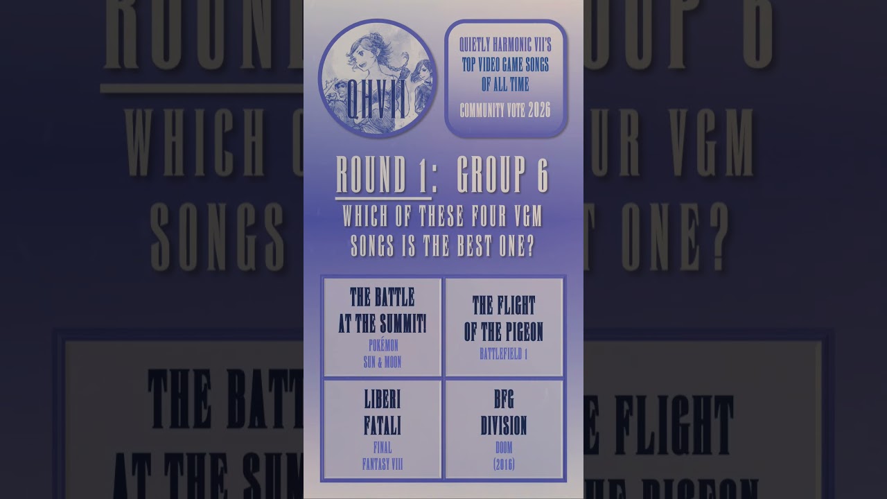 [VOTE] Best Video Game Music Song? 🎵 Round 1 Group 6 