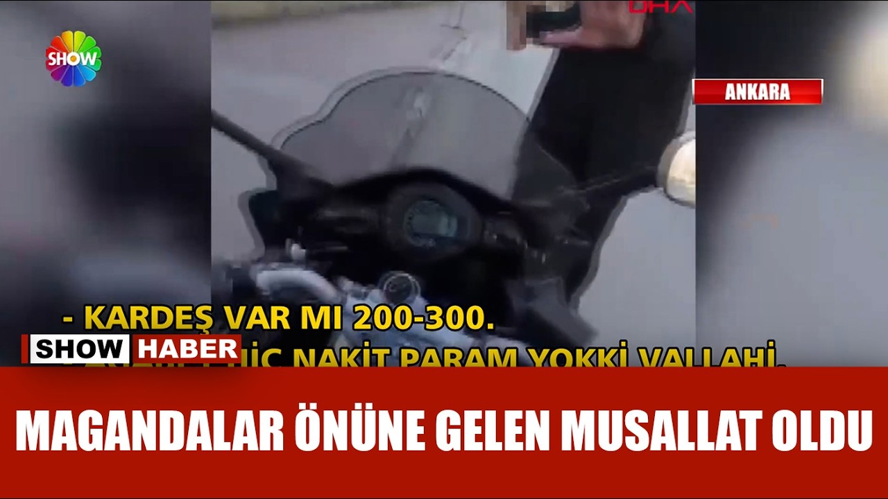 Motokuryeyi güpegündüz gasbettiler!