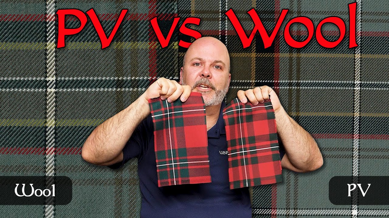 Differences Between Poly Viscose Kilt Fabric & Wool Kilt Fabric?