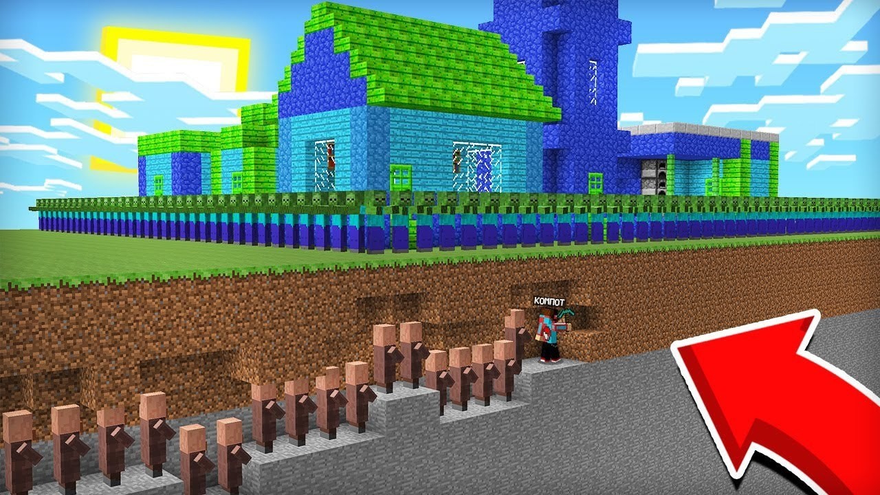 😱JITELLAR BILAN ZOMBI QISHLOGIGA BORDIK | MINECRAFT UZBEK TILIDA