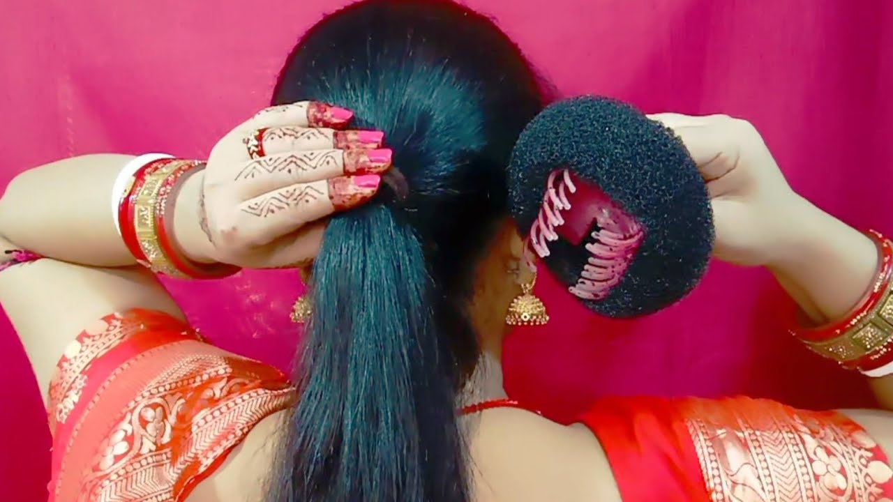 मिनट में बनने वाली स्पेशल Wedding Juda Hairstyle बिल्कुल अनोखा और नया तरीका 🧿