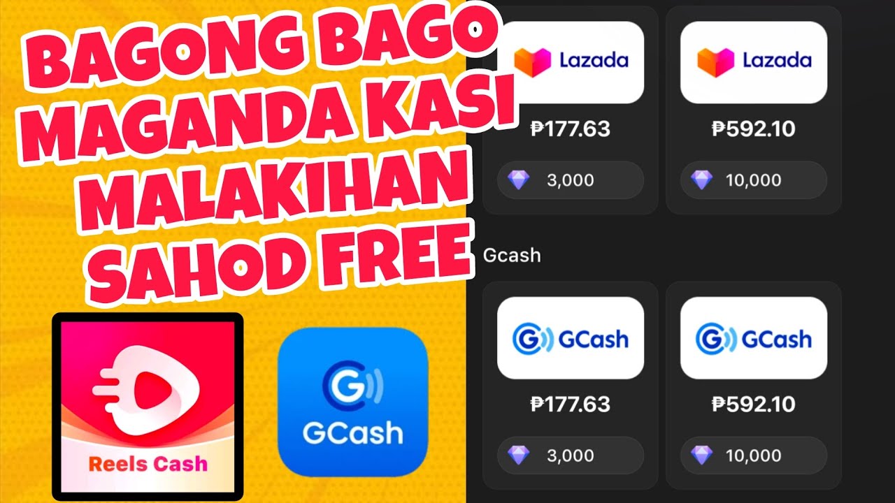 Reels Cash app | Bagong earning app sa Gcash konting diamonds lang iipunin