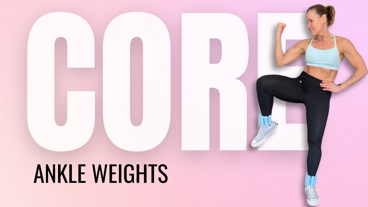 12-Min Ankle Weight Core Workout | Sculpt & Strengthen Your Abs at Home