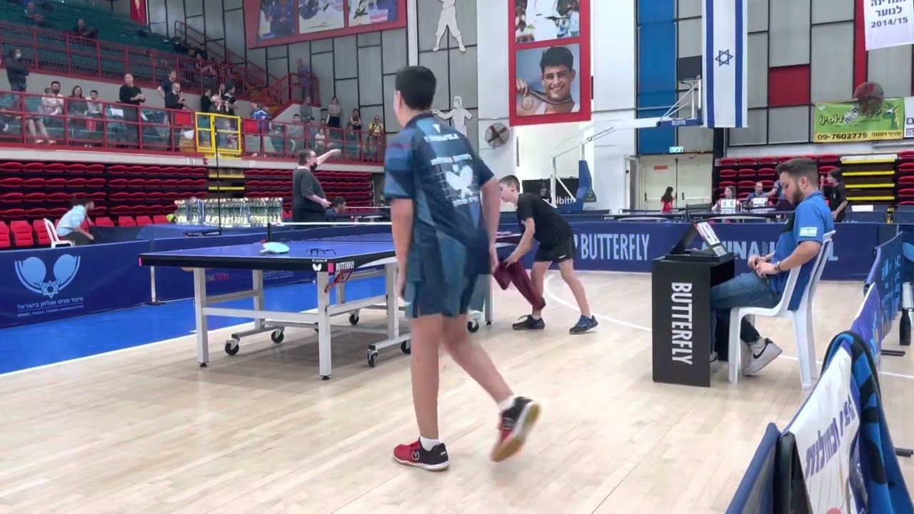 Tommy Grinfeld-Nir Engler SF Israeli table tennis championship part 1