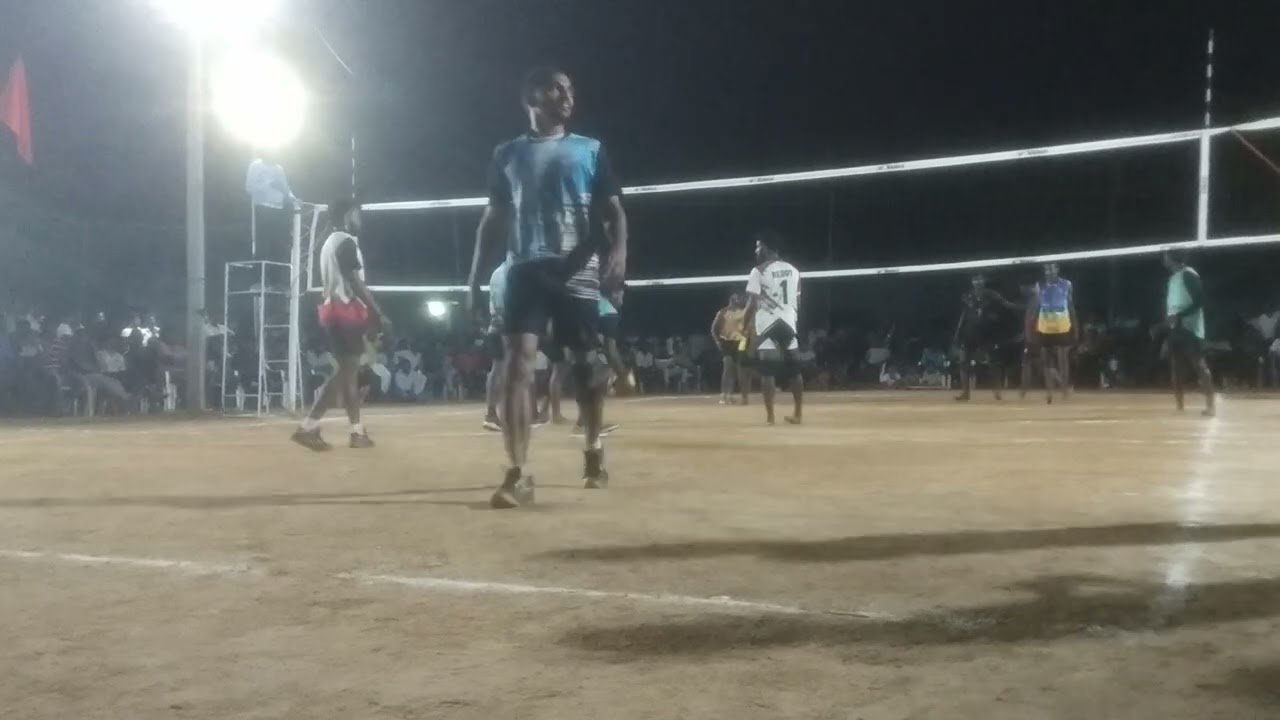final match Tadwai vs pochampad at renjarala 2 district invitation volleyball tournament❤🏐