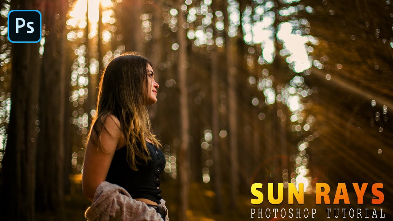 Sun Rays Effect in Photoshop | Easy Photoshop Tutorial