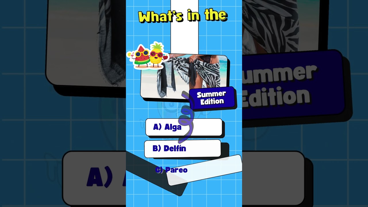 Fun guessing game: Summer edition 4 | Spanish for beginners