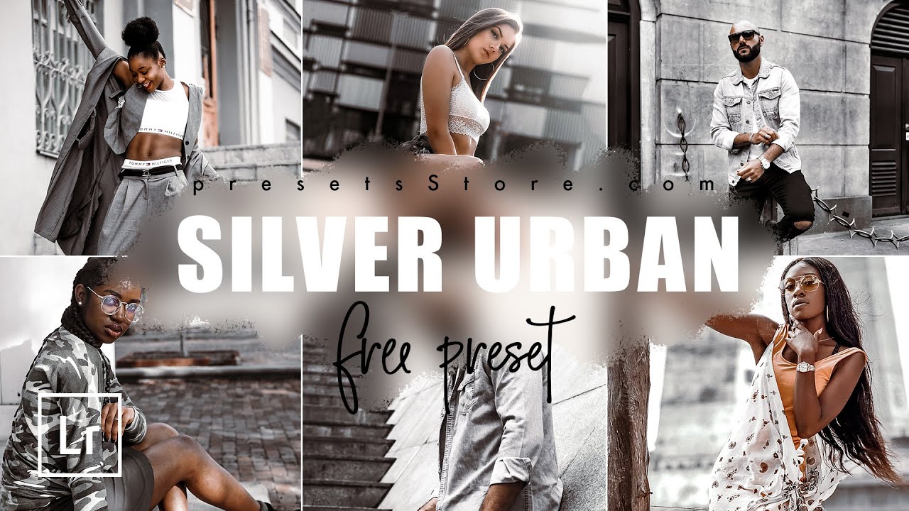Silver Urban — Бесплатный Пресет Лайтрум | DNG | Обучение Лайтрум | Серый Пресет