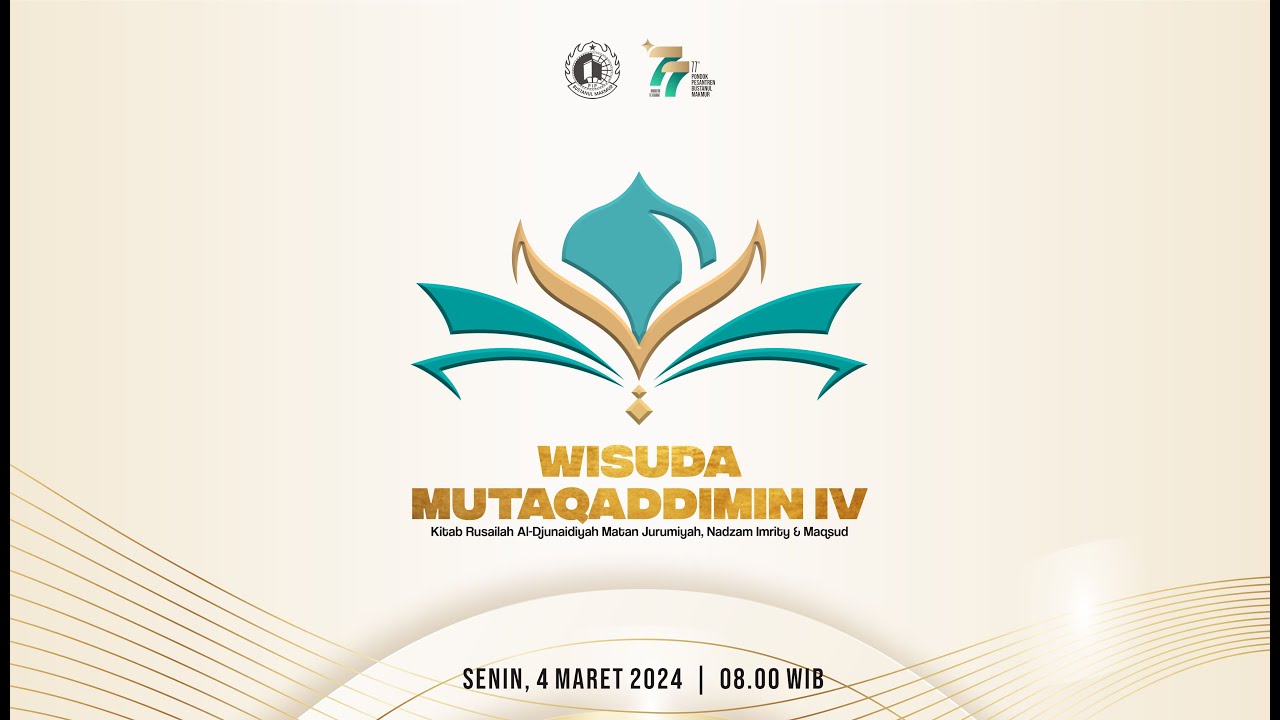 Wisuda Mutaqaddimin IV - PP Bustanul Makmur Genteng Banyuwangi