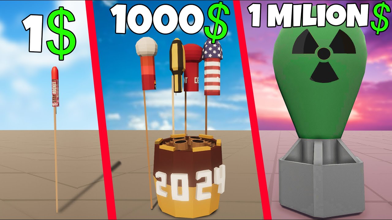 ❄️ FAJERWERKI ZA $1 vs ZA $1,000,000!?