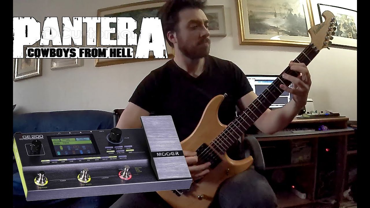 Cowboys From Hell Cover - Mooer GE 200