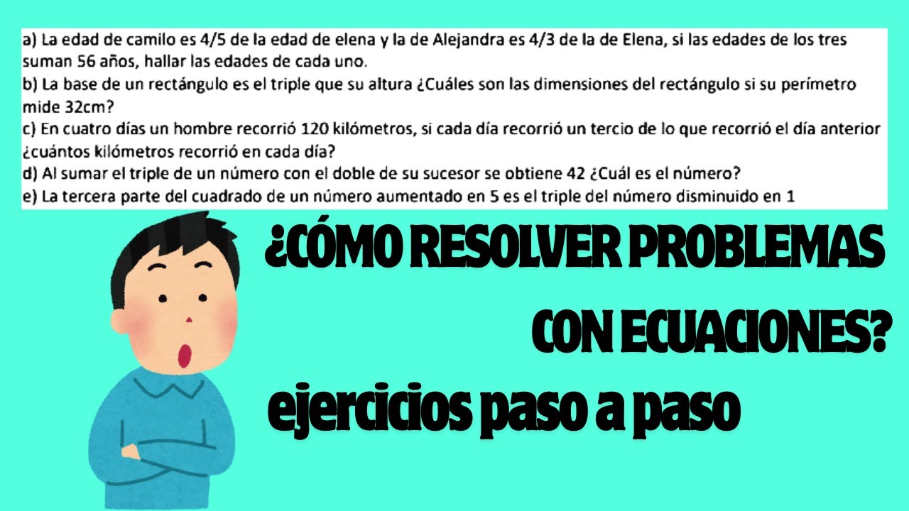 🔥 Cómo Resolver Problemas con Ecuaciones Paso a Paso 🧠✏️ | Ejercicios Para Grado 11